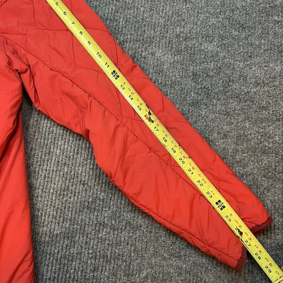 Duluth Trading Jacket Mens Large Tall LT Red Quilted Agiloft Insulated Hooded - Picture 7 of 16